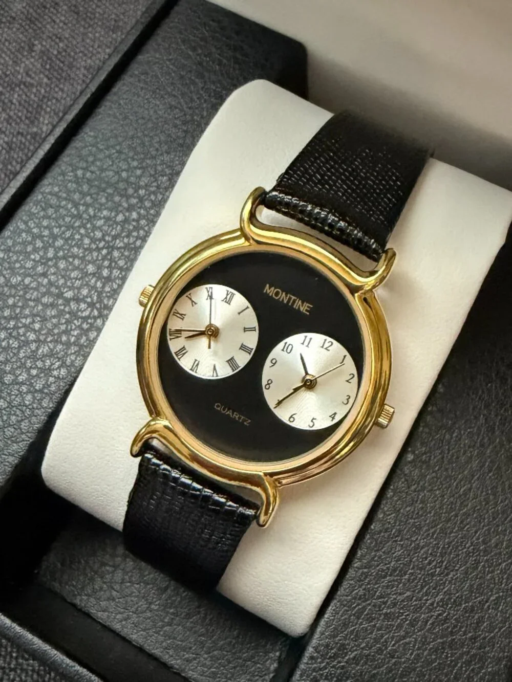 Vintage Dual-Time Quartz Watch (Untested)